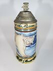 Anheuser Busch Animals of the Seven Continents Beer Stein RARE NORTH AMERICA