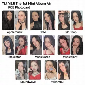 Yeji The 1st Mini Album AIR POB Photocard ITZY KPOP K-POP BDM Makestar Soundwave - Picture 1 of 54