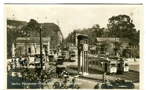 Germany AK Berlin - Potsdamer Platz Blick in die Leipzigerstrasse Trams Tramways - Picture 1 of 4
