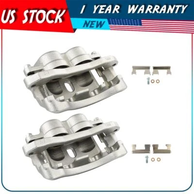 Par de pinzas de freno traseras con soporte para Chevrolet Silverado 3500 HD 2008-2010 Foto 1 de 4