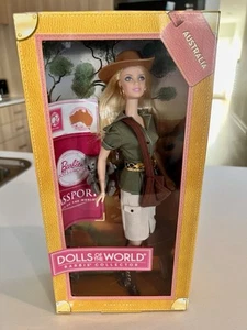 Barbie Dolls of The World Pink Label Australia NEW - Picture 1 of 4
