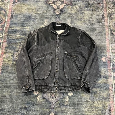 Guess Jacket Mens S Georges Marciano 80's Denim Marty McFly USA Back to Future - Image 1 of 4