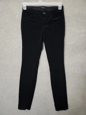 Pantalones ajustados de pana J Brand para mujer 27 negros elásticos Foto 1 de 4