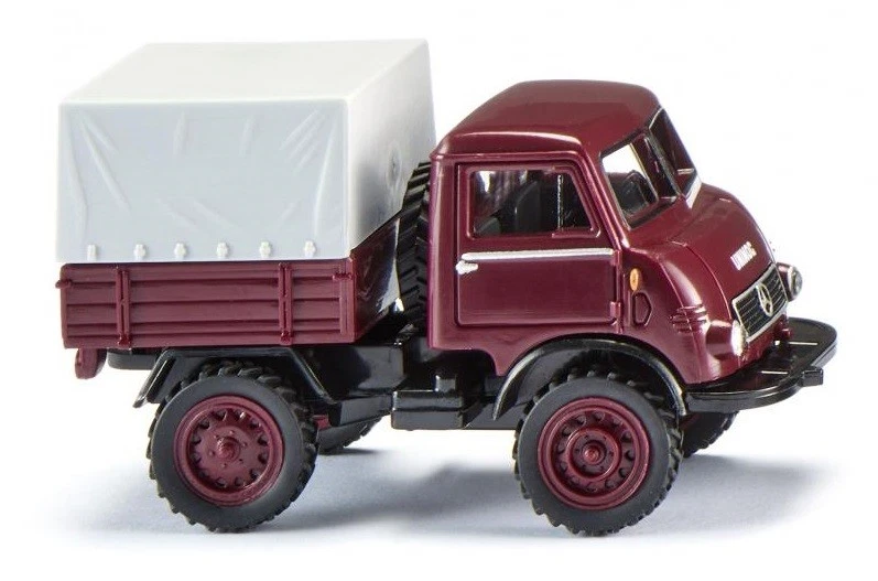 WIKING,UNIMOG U 402 Bordeaux, 1/87, WIK036805 - Image 1 of 1