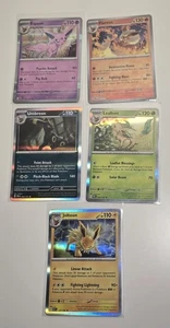Pokémon TCG Prismatic Evolutions Card Lot Holo Rare ×5 Cards Total NM/M - Bild 1 von 2