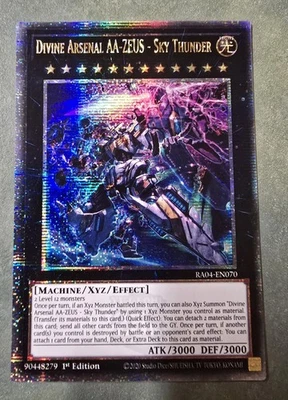 Divine Arsenal AA-ZEUS - Sky Thunder RA04-EN070(New Art) QCR - 1st Edition NM 🔥 - Image 1 of 4