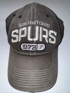 San Antonio Spurs Adidas Basketball NBA Hat Cap 2014 Gray - Picture 1 of 7