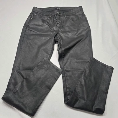 Pantalón de mezclilla elástico de algodón orgánico encerado Eileen Fisher para mujer talla 10 Foto 1 de 4