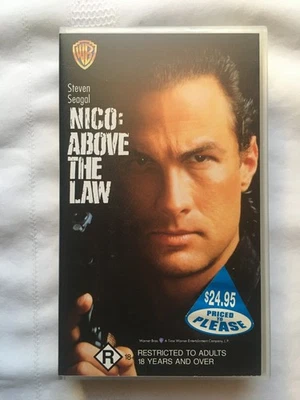 Nico: Above The Law - VHS (1988) Steven Seagal - Image 1 of 3