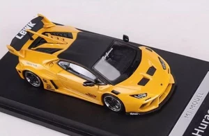 MJ 1/64 Scale Lamborghini Huracan GT LP610 Yellow Diecast Car Model Toy NIB - Picture 1 of 6