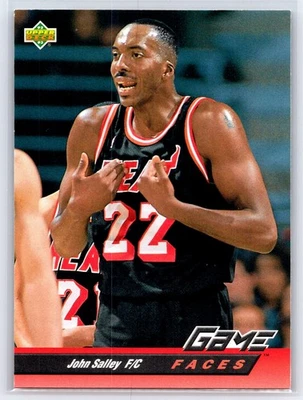 1992-93 Upper Deck - Game Faces John Salley #497 - Image 1 of 2