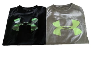 UNDER ARMOUR Heat Gear~Lot of 2 Boy’s T-Shirts~Size YSM (8) - Picture 1 of 11