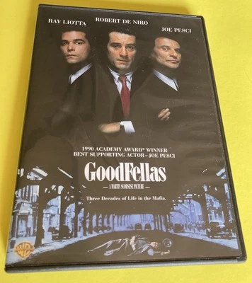 GoodFellas  DVD DE NIRO PESCI LIOTTA BRACCO Widescreen Used Great Condition Foto 1 de 4