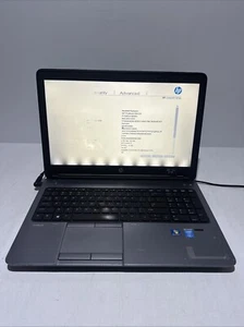 Hp Probook 650 G1 15" Laptop i7-4800MQ 4gb Ram No Drives Boots Bios Bad Screen - Picture 1 of 12