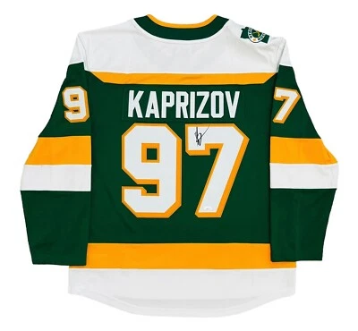 Kirill Kaprizov Minnesota Wild Signed Jersey Autographed Fanatics JSA COA - Image 1 of 4