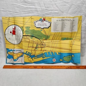 Rare 1970 Vintage Montreal Metropolitan Canada Tourist Map Travel Guide Brochure - Bild 1 von 24