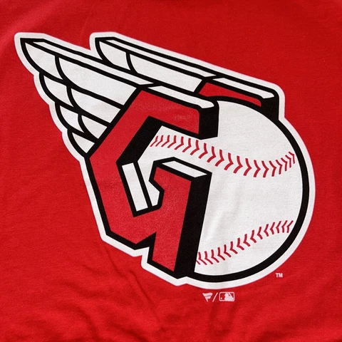 Cleveland Guardians MLB Mens Large L Red T-Shirt Fanatics NWOT Cover