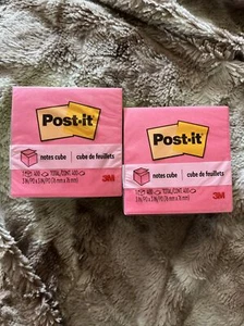 New 2-Pack Post-It 3x3 Super Sticky Notes 800 Sheets Total (Multi Color Cube) - Picture 1 of 2