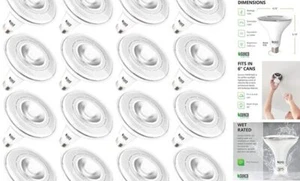 16 Pack PAR38 LED Bulb 13W=100W, 1050 16 Count (Pack of 1) 3000K Warm White - Picture 1 of 7