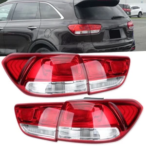 Tail Light Lamp Set For 2016 2017 2018 Kia Sorento LH RH Inner Outer Clear/Red - Picture 1 of 13