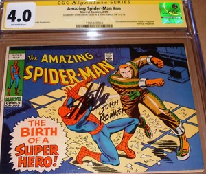 Amazing Spider-Man 42 CGC SS SIGNED Stan Lee Romita Esquire Eye Mag Mini Reprint - Picture 1 of 3
