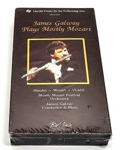 James Galway Plays Mostly Mozart VHS 1989 Watermarked Brand New Sealed RARE - Picture 1 of 14