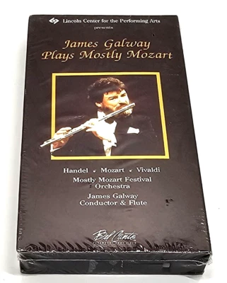 James Galway Plays Mostly Mozart VHS 1989 Watermarked Brand New Sealed RARE - Image 1 of 4