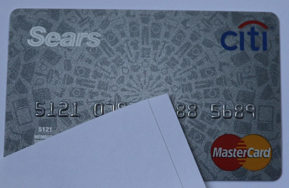 Expired Citi Bank Sears Master Card Platinum Credit Card Department Store - Image 1 of 1