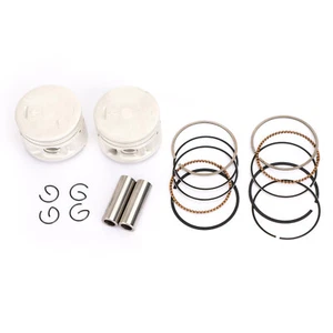 Piston Kit & Rings Set +1.00 50mm For Yamaha Virago V Star XV250 SRV250 88-18 US - Picture 1 of 9