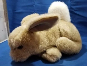 RABBIT Furry Folk Folkmanis Inc Full Body Hand Puppet tush tags EUC  Please Read - Picture 1 of 5