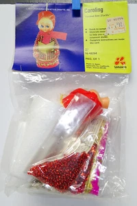 Vintage NOS Leewards LADY CAROLING Weihnachtsschmuck-Set rot/rosa 16-48294 - Bild 1 von 4