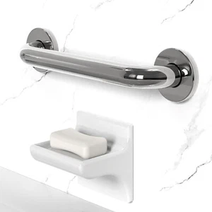 Stainless Steel Bath Safety Grab Bar, ADA Compliant 500lbs Loading Capacity (Chr - Picture 1 of 1
