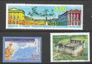 FRANCIA # 2581 - 2583 MNH PO Fresco e Impecable Cmpt Set ¡Funciona! ('25 SCV $4,50) - Imagen 1 de 1