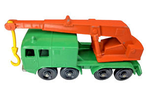 Matchbox Lesney Wheel Crane #30 Diecast Toy Orange/ Grn 8 wheels Made England