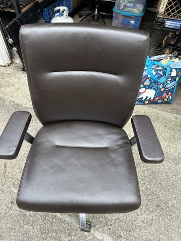 Bernhardt furniture chair Brown Leather Office Chair Cover