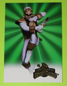 Tarjeta de persecución Power Rangers White Ranger WR-7 - 1994 serie 3 nueva temporada al por menor - Imagen 1 de 3