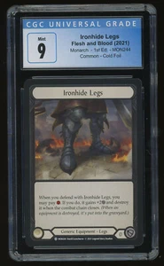 Ironhide Legs Cold Foil Flesh and Blood Monarch 1st Ed. - CGC 9 Mint Graded - Picture 1 of 2