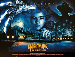 1984 A Nightmare On Elm Street Movie Poster Print 11X17 Freddy Krueger 🍿