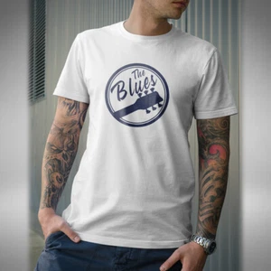 The Blues T-Shirt Rock and Roll Rhythm and Blues Guitar Bass Small to 5XL - Picture 1 of 3