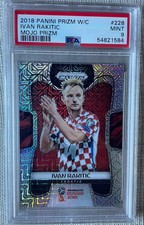 PSA 9 2018 Panini Prizm World Cup Mojo Prizm Ivan Rakitic #228 Croatia Barcelona