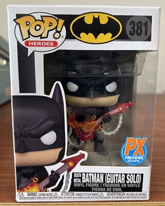 Funko Pop! Heroes #381 ""DEATH METAL BATMAN"" Gitarre Solo PX Vorschauen exklusiv - Bild 1 von 8