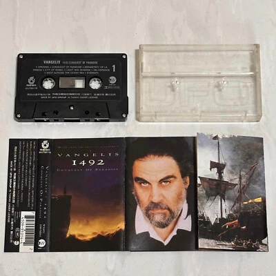 Vangelis 1992 1492 Conquest Of Paradise Soundtrack Taiwan Edition Cassette Tape - Image 1 of 4