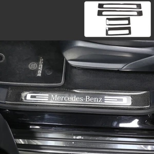 For Benz W464 G500 G63 2019-2025 Carbon Fiber Inner Door Sill Plate Cover Trim - Picture 1 of 19