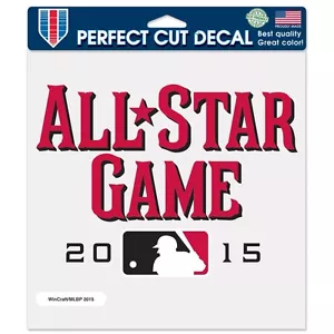 CINCINNATI REDS 2015 ALL-STAR GAME 8"X8" DIE CUT DECAL BRAND NEW WINCRAFT - Picture 1 of 1