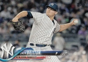 (25) 2018 Topps Update ZACH BRITTON Base Card LOT #US131 Yankees - Bild 1 von 1