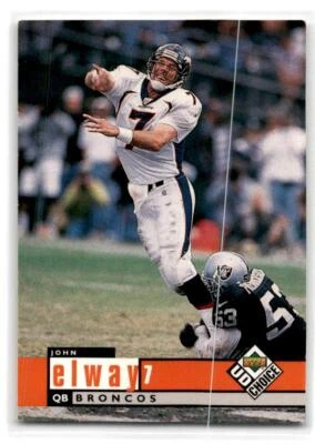 1998 UD Choice #51 John Elway Denver Broncos - Image 1 of 2