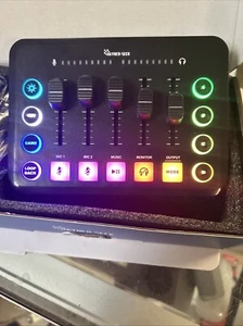 Hayner Seek H1 Black Podcast Equipment DJ Audio Mixer For Live Streaming - Picture 1 of 6