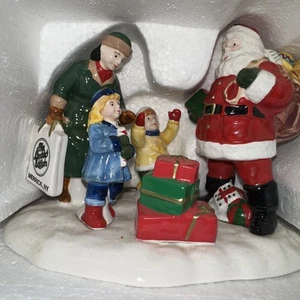 Dept 56 Snow Village - Una visita con Santa - Imagen 1 de 5