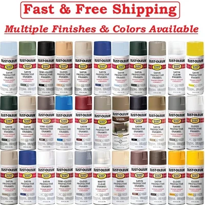 Rust-Oleum Stops Rust Protective Enamel Spray Paint 12 oz – Anti-Rust - Image 1 of 4