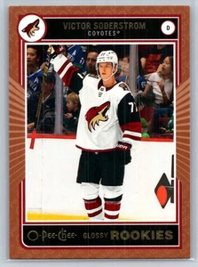 2020-21 Upper Deck #R-18 Victor Soderstrom O-Pee-Chee Glossy Rookies Bronze - Picture 1 of 2